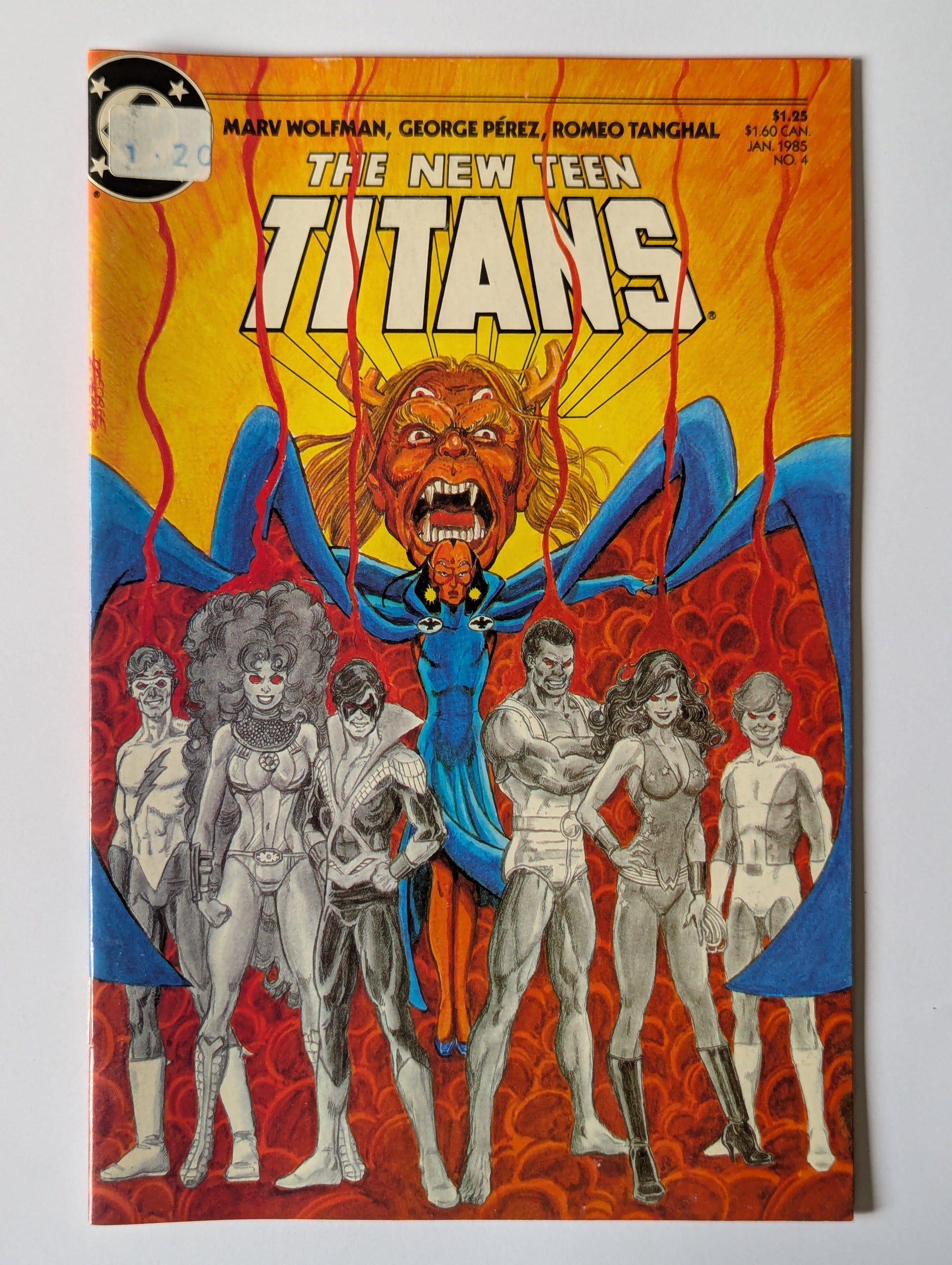 New Teen Titans #4 DC Comic Book