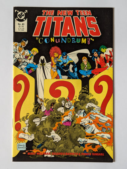 New Teen Titans #40 DC Comic Book