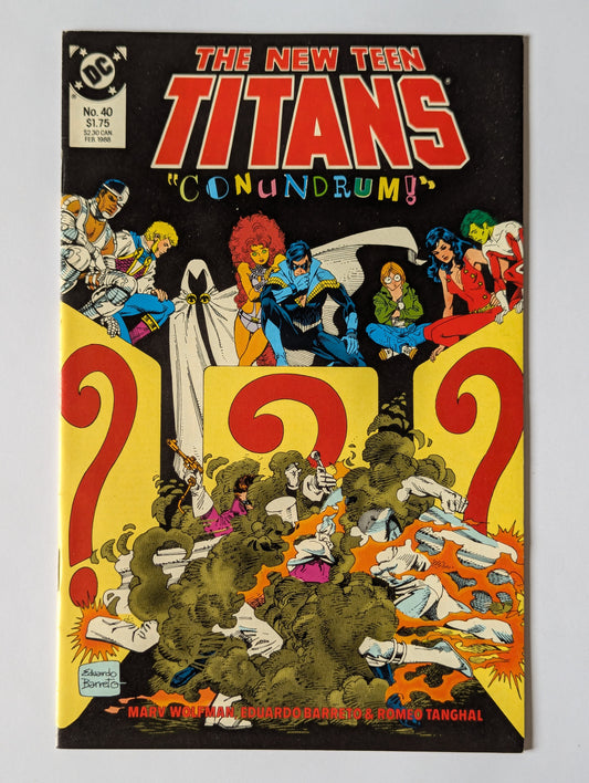 New Teen Titans #40 DC Comic Book