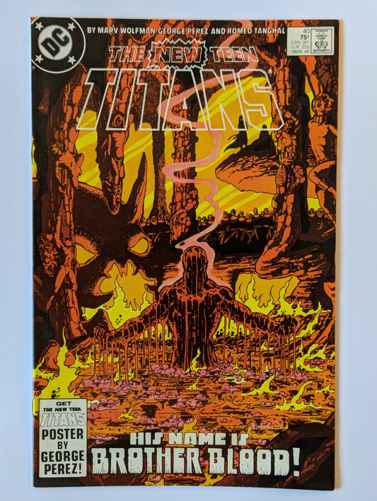 New Teen Titans #40 DC Comic Book