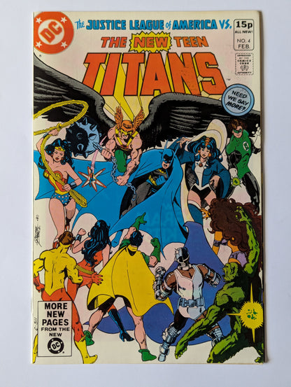 New Teen Titans #4 DC Comic Book