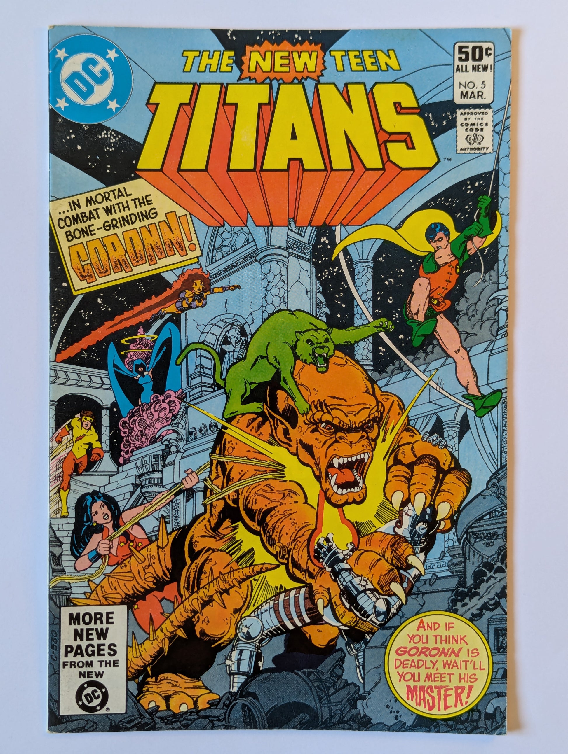 New Teen Titans #5 DC Comic Book