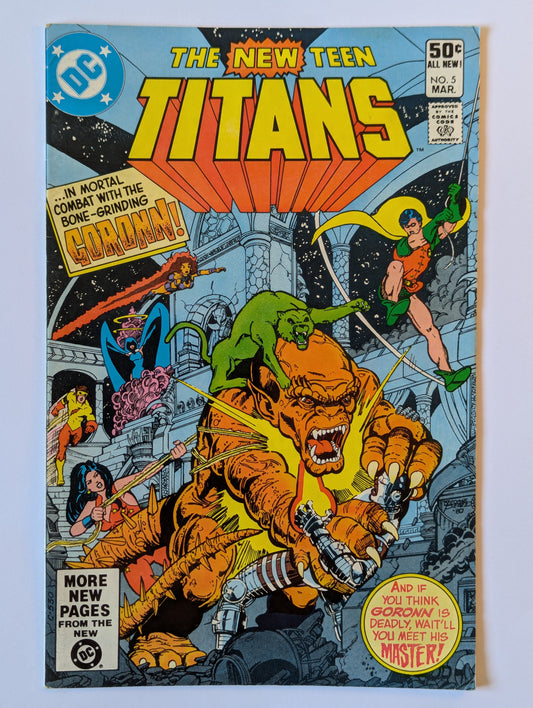 New Teen Titans #5 DC Comic Book