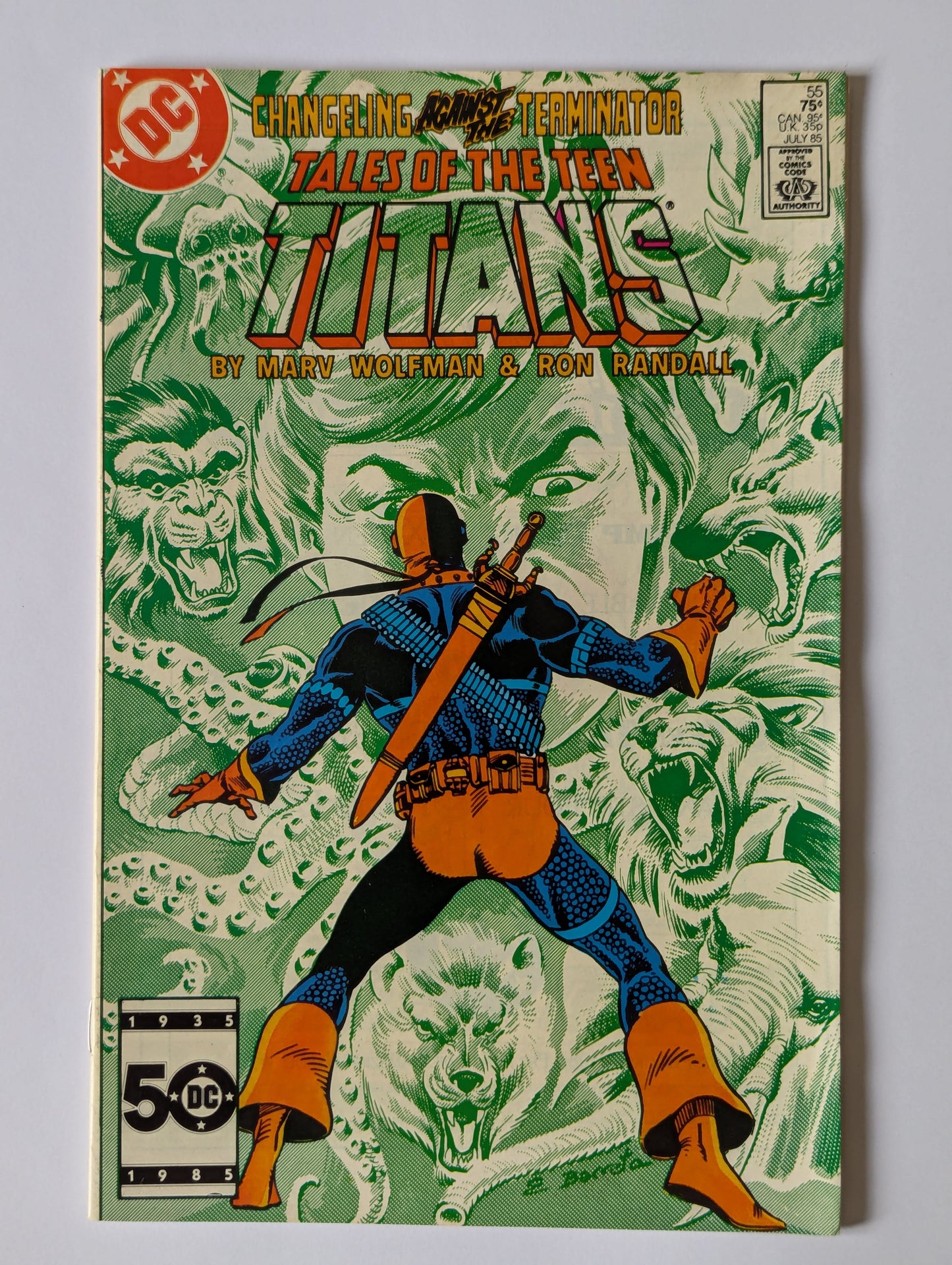 Tales of the Teen Titans #55 DC Comic Book