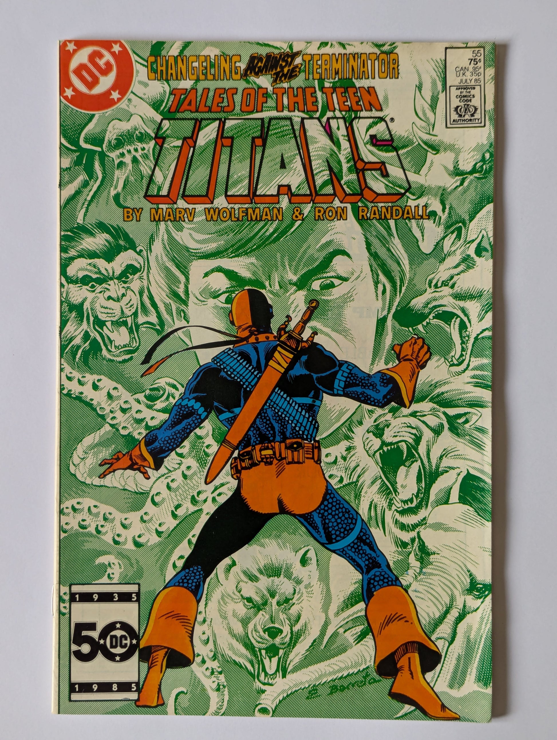 Tales of the Teen Titans #55 DC Comic Book