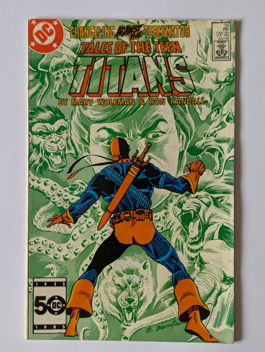 Tales of the Teen Titans #55 DC Comic Book