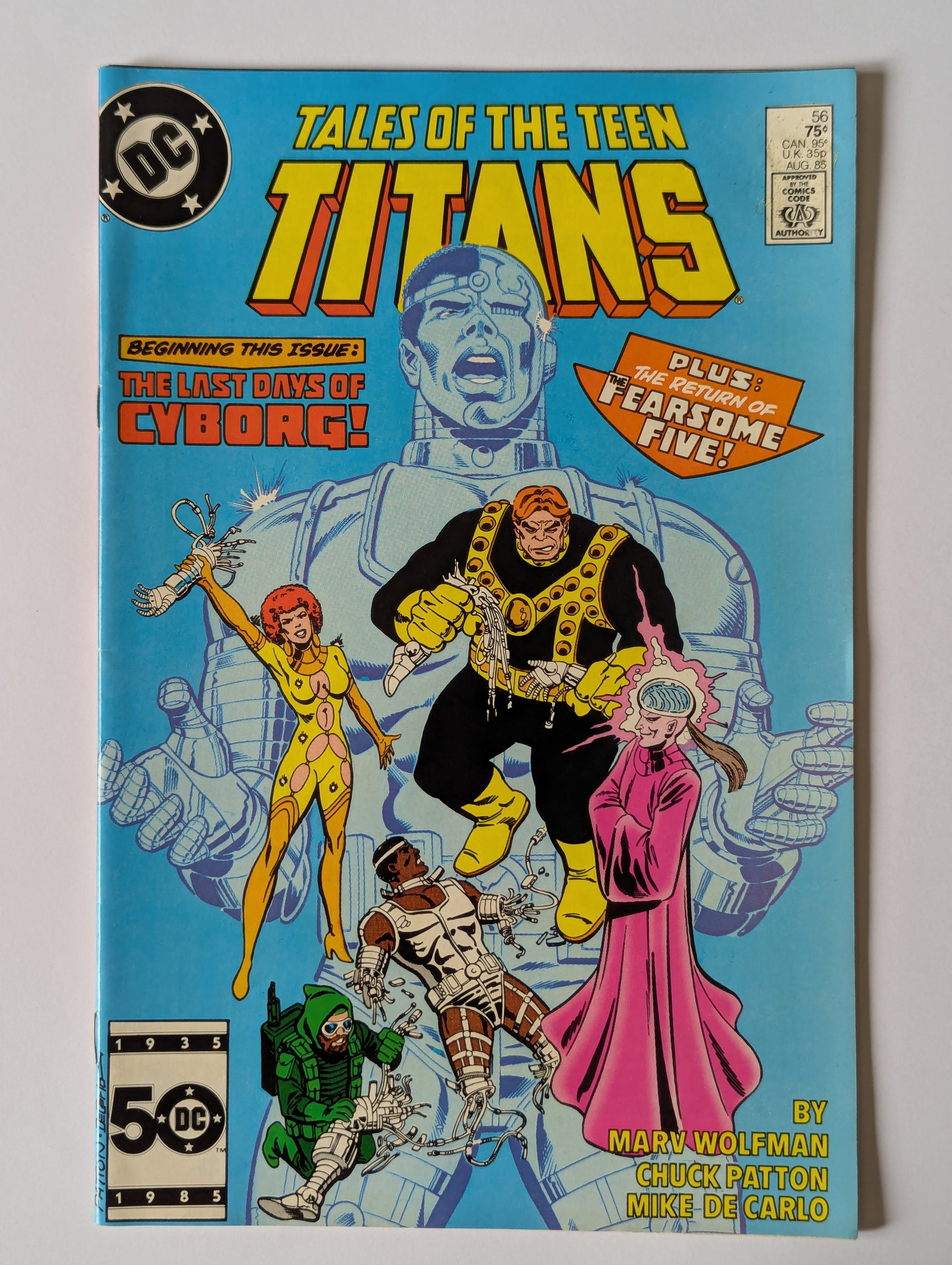 Tales of the Teen Titans #56 DC Comic Book