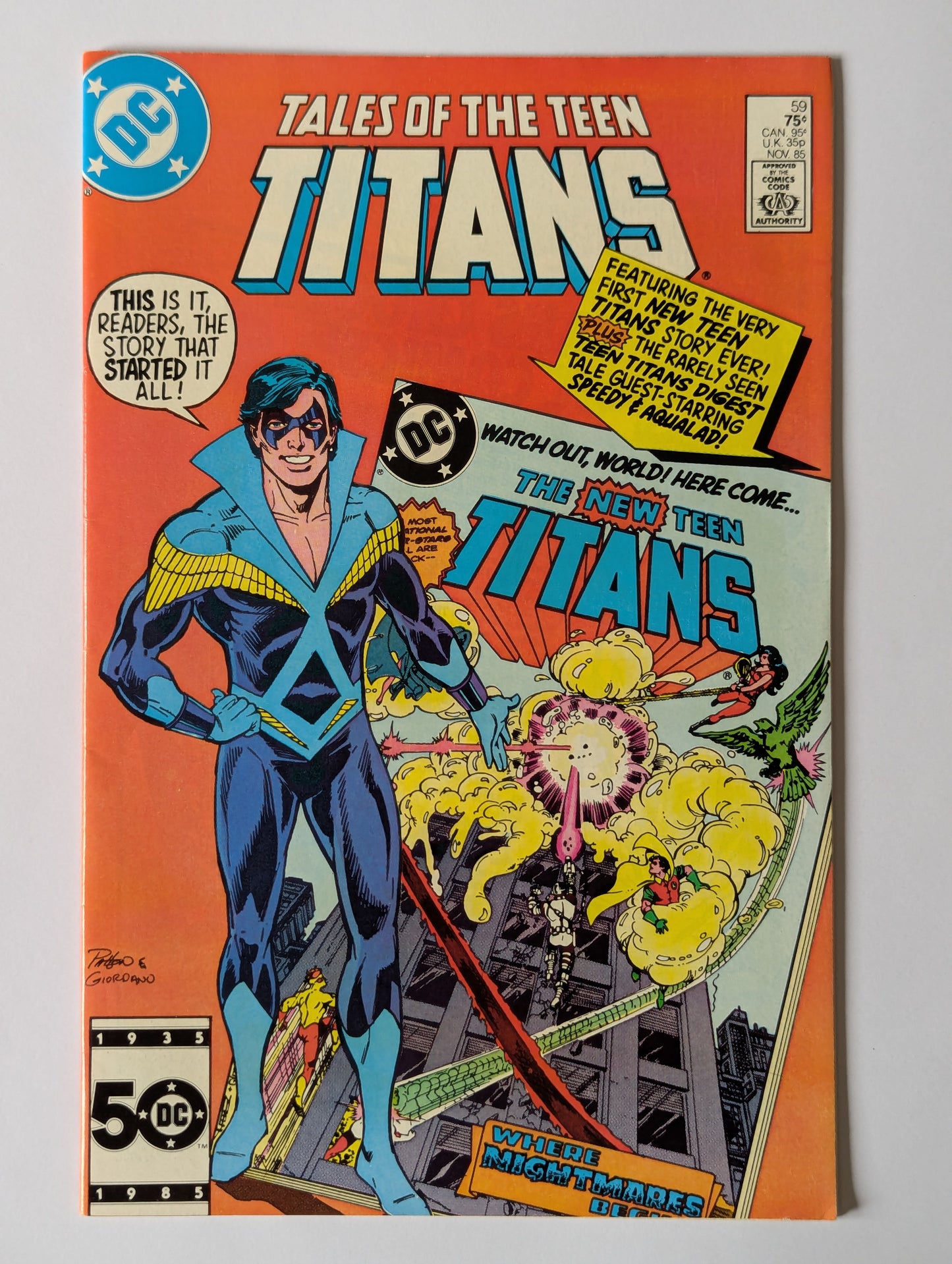 Tales of the Teen Titans #59 DC Comic Book