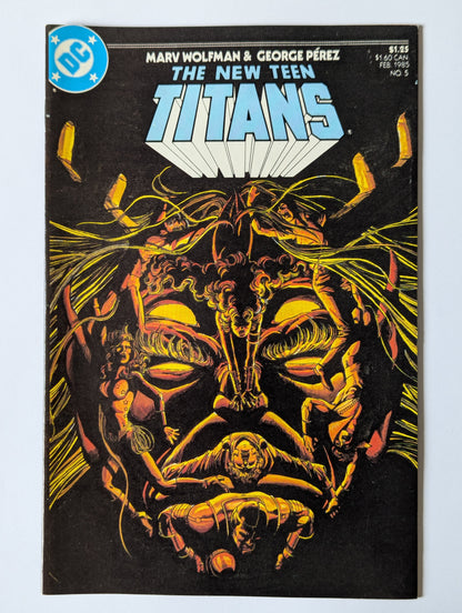 New Teen Titans #5 DC Comic Book