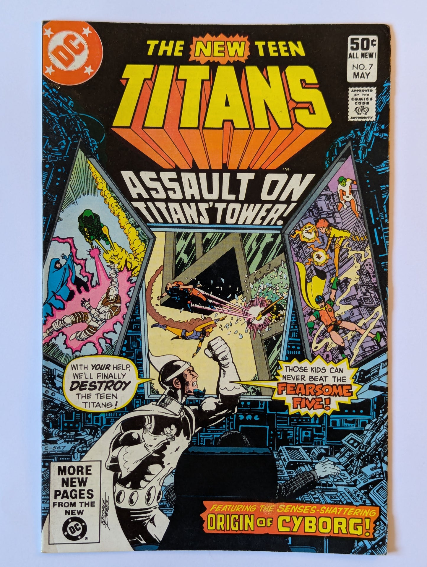 New Teen Titans #7 DC Comic Book