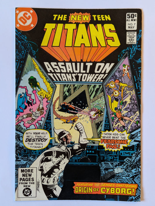 New Teen Titans #7 DC Comic Book