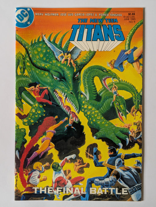 New Teen Titans #9 DC Comic Book
