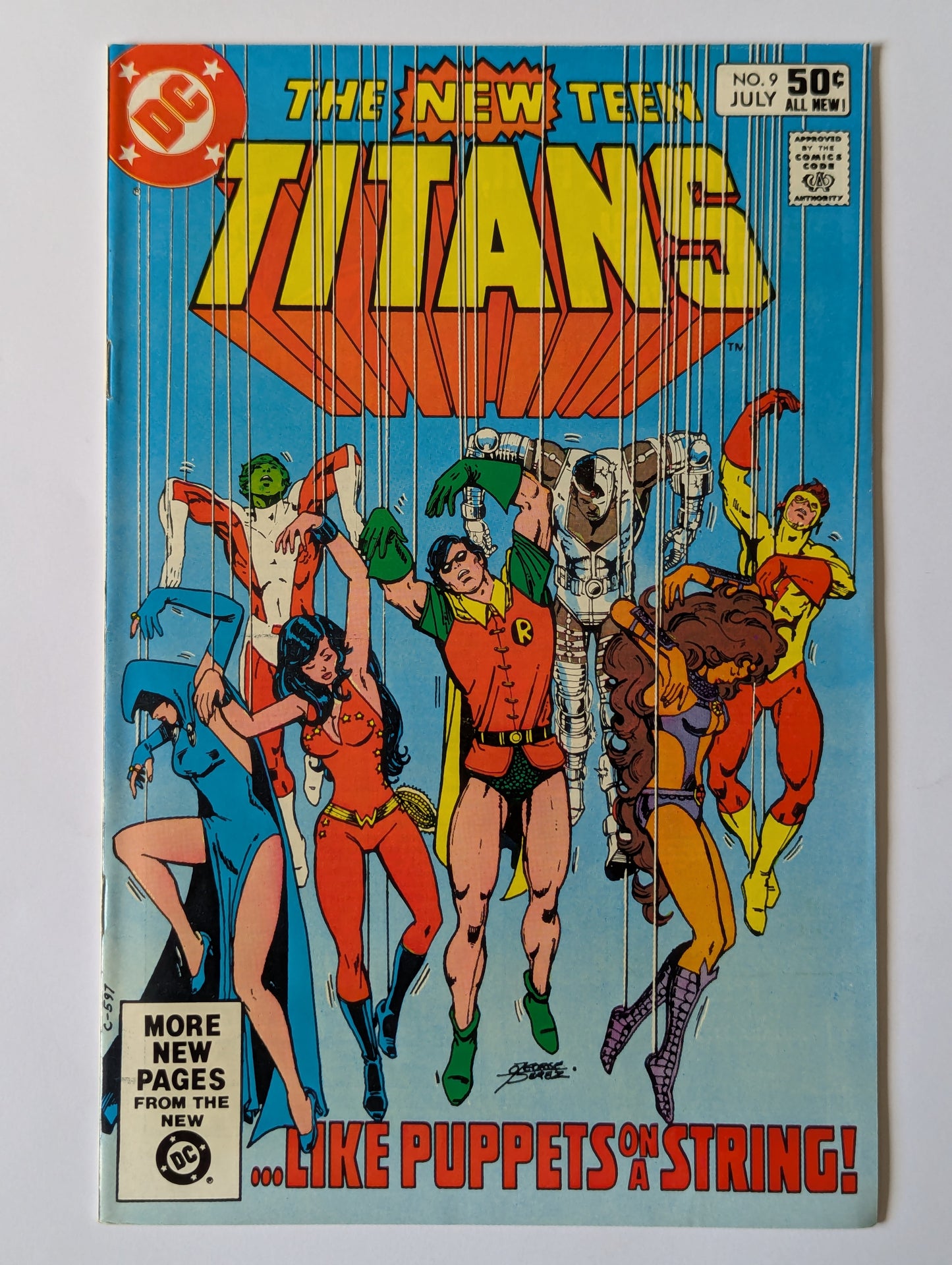 New Teen Titans #9 DC Comic Book