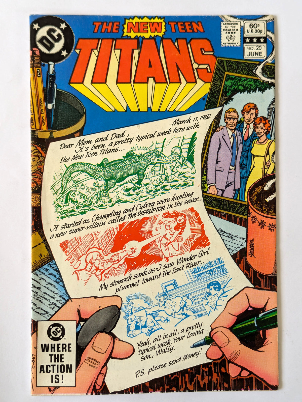 New Teen Titans #20 DC Comic Book