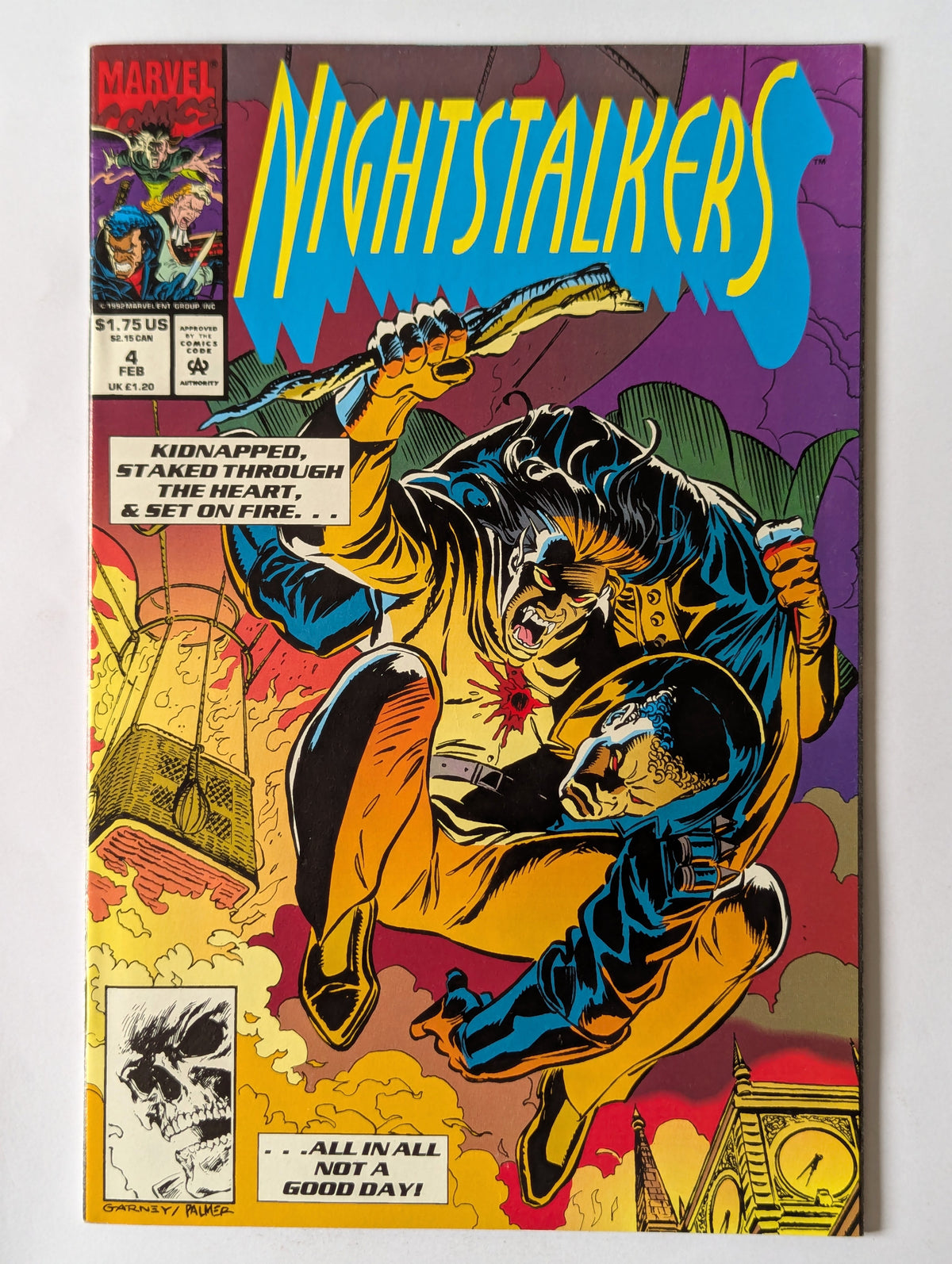Nightstalkers #4 Marvel Comic Book