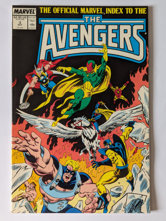 Official Marvel Index to the Avengers #3 Marvel Comic Book