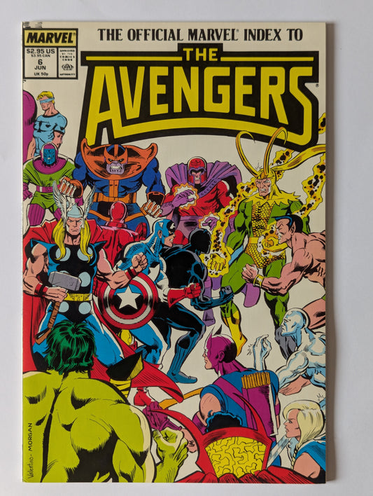 Official Marvel Index to the Avengers #6 Marvel Comic Book