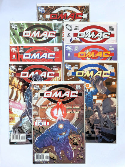 The Omac #1-8 Complete DC Comic Book Limited Series Set