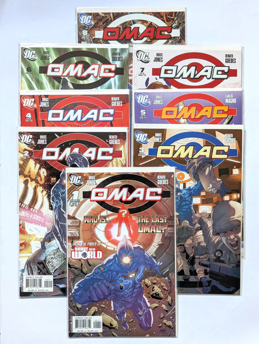 The Omac #1-8 Complete DC Comic Book Limited Series Set