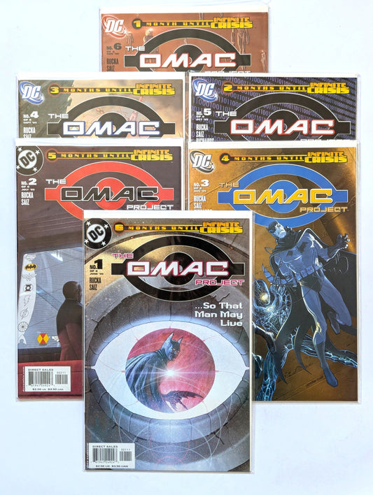 The Omac Project #1-6 Complete DC Comic Book Limited Series Set