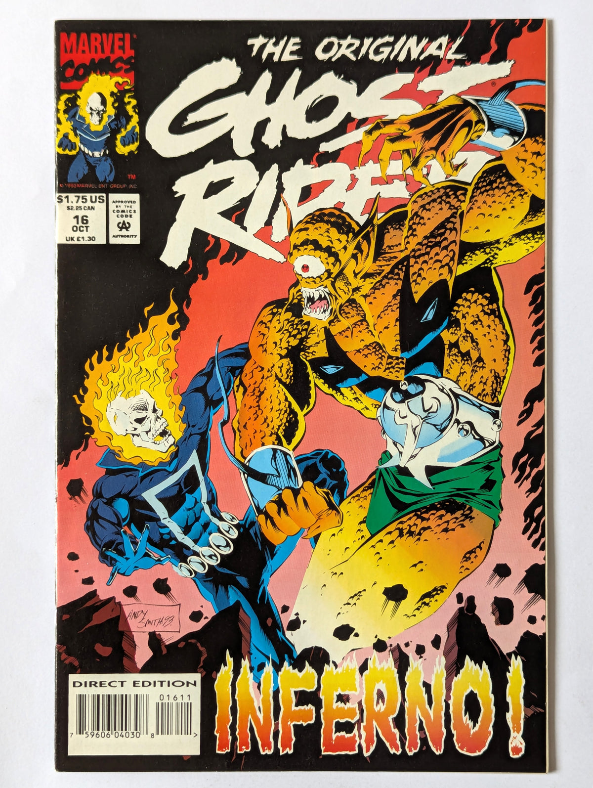 Original Ghost Rider #16 Marvel Comic Book