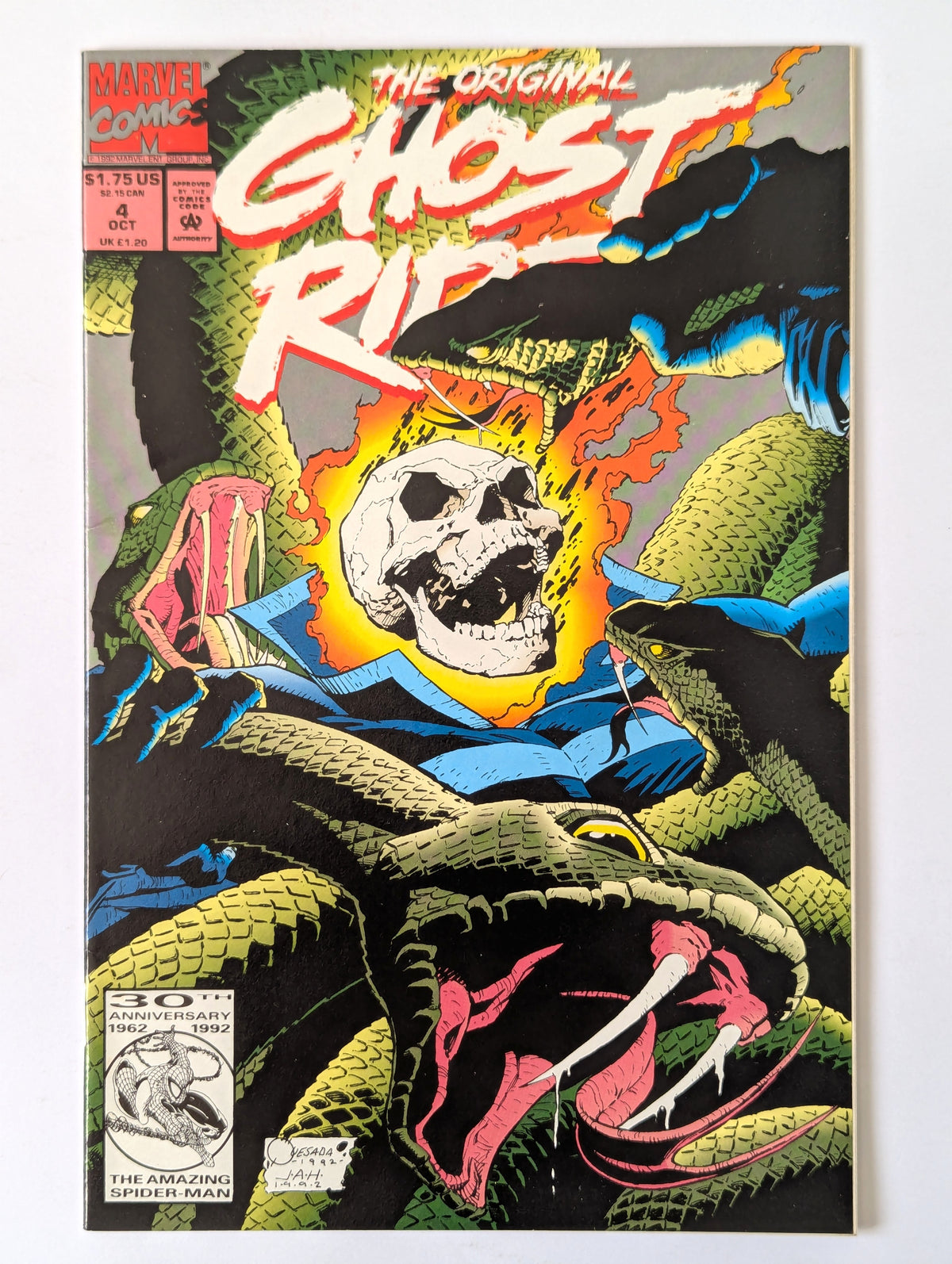 Original Ghost Rider #4 Marvel Comic Book
