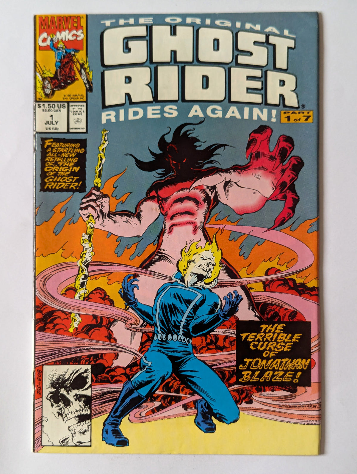 Original Ghost Rider Rides Again #1 Marvel Comic Book