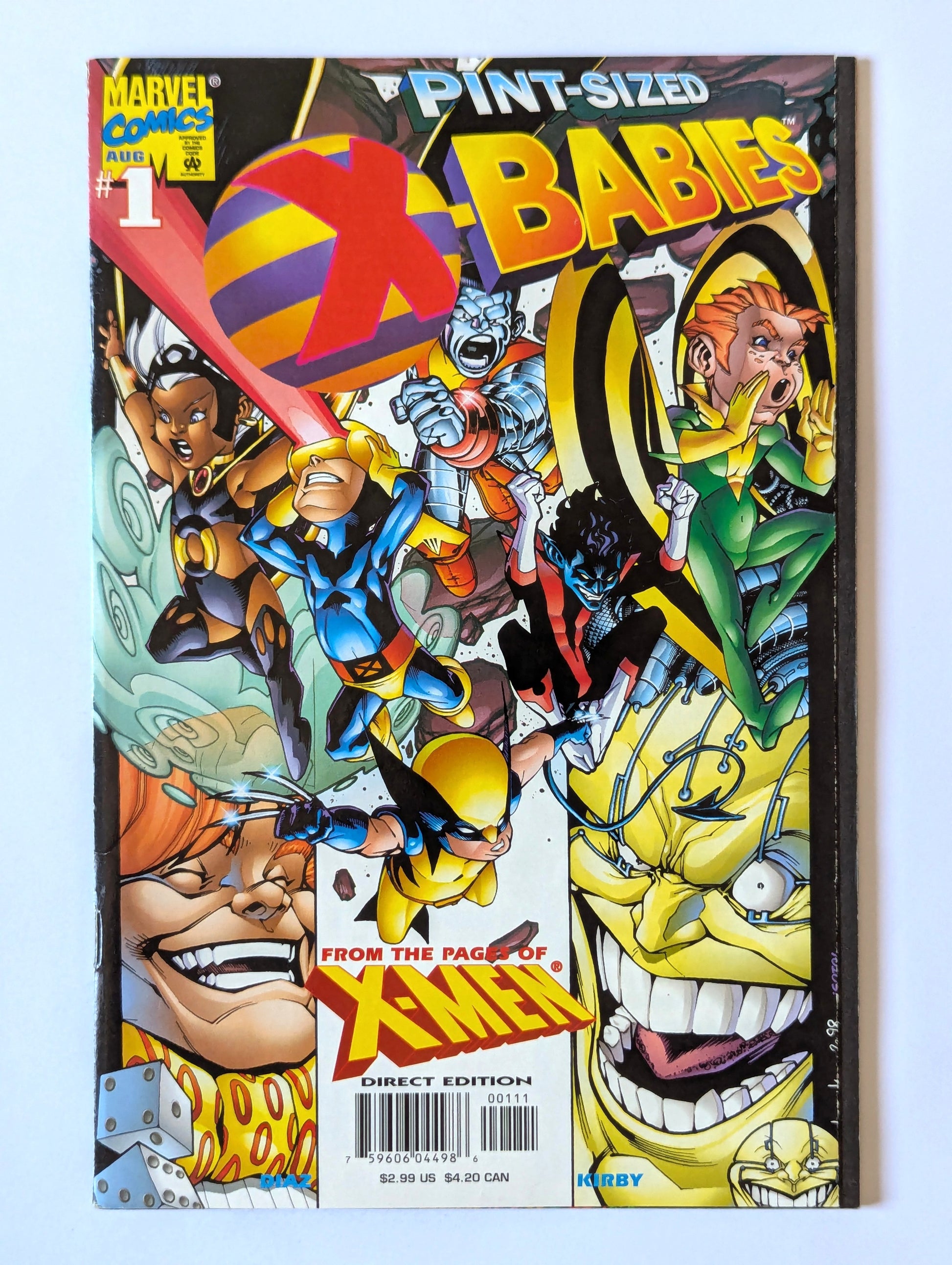 Pint-Sized X-Babies #1 Marvel Comic Book