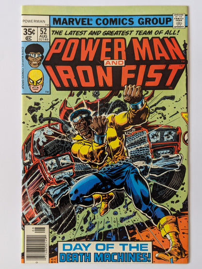 Power Man and Iron Fist #52 Marvel Comic Book