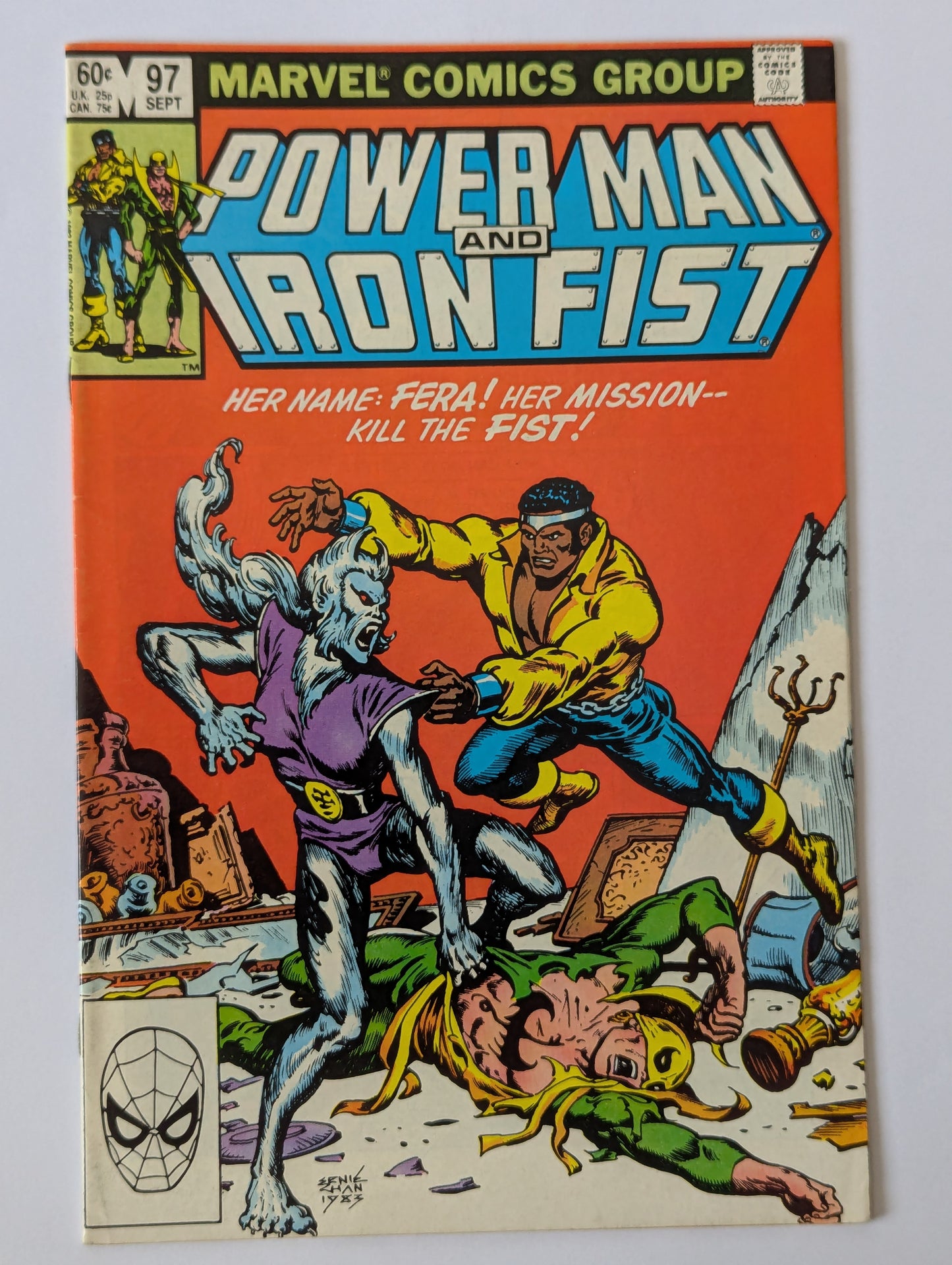 Power Man and Iron Fist #97 Marvel Comic Book