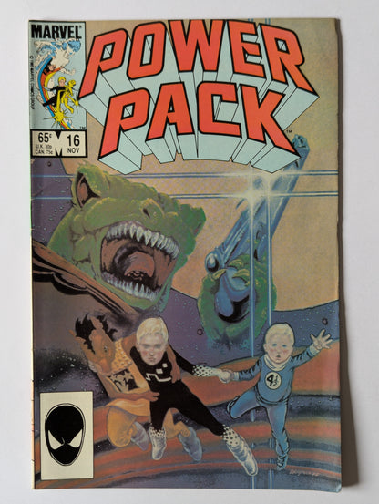 Power Pack #16 Marvel Comic Book