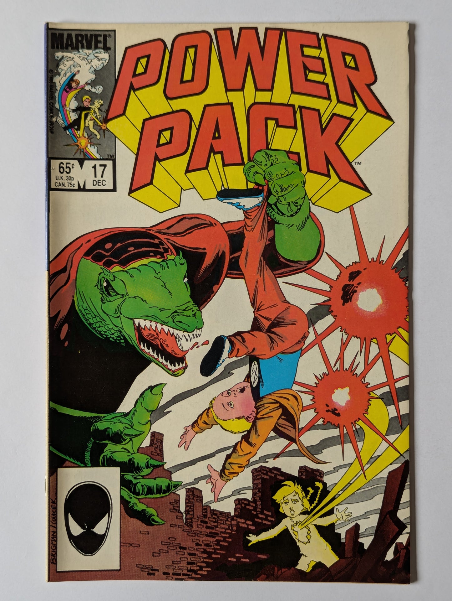 Power Pack #17 Marvel Comic Book