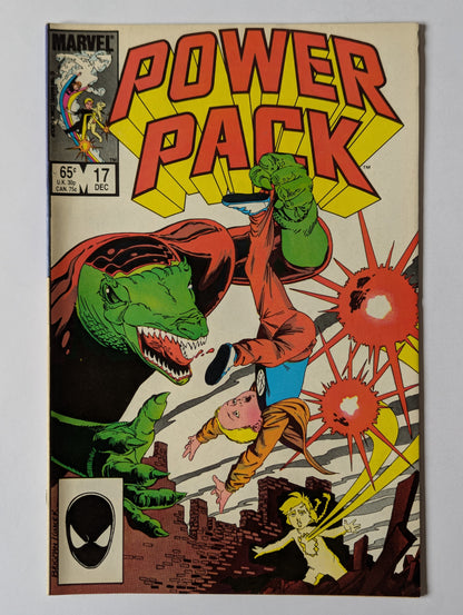 Power Pack #17 Marvel Comic Book