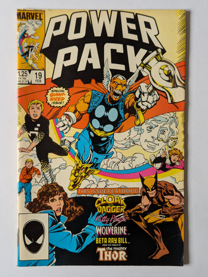 Power Pack #19 Marvel Comic Book