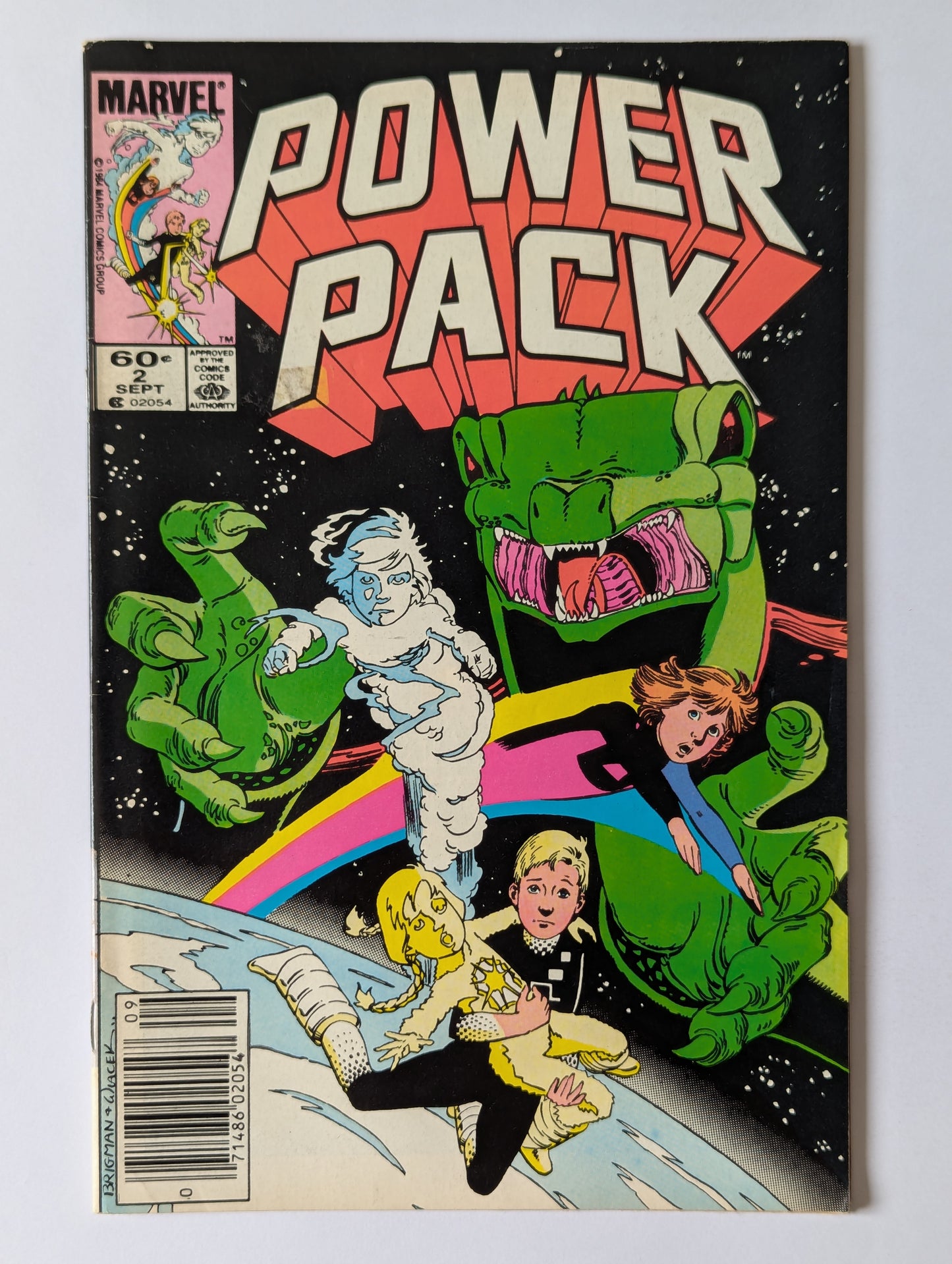 Power Pack #2 Marvel Comic Book
