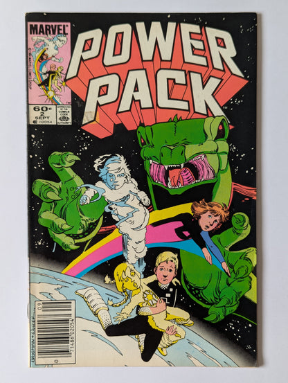 Power Pack #2 Marvel Comic Book