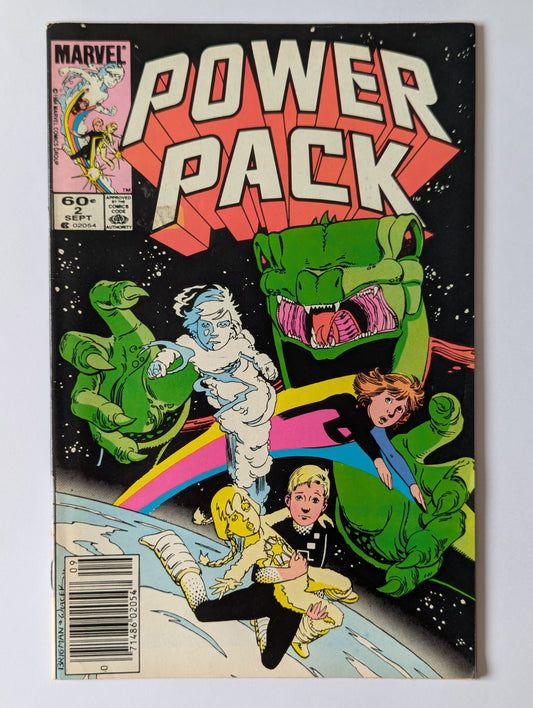 Power Pack #2 Marvel Comic Book