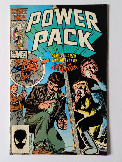 Power Pack #21 Marvel Comic Book