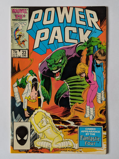 Power Pack #23 Marvel Comic Book