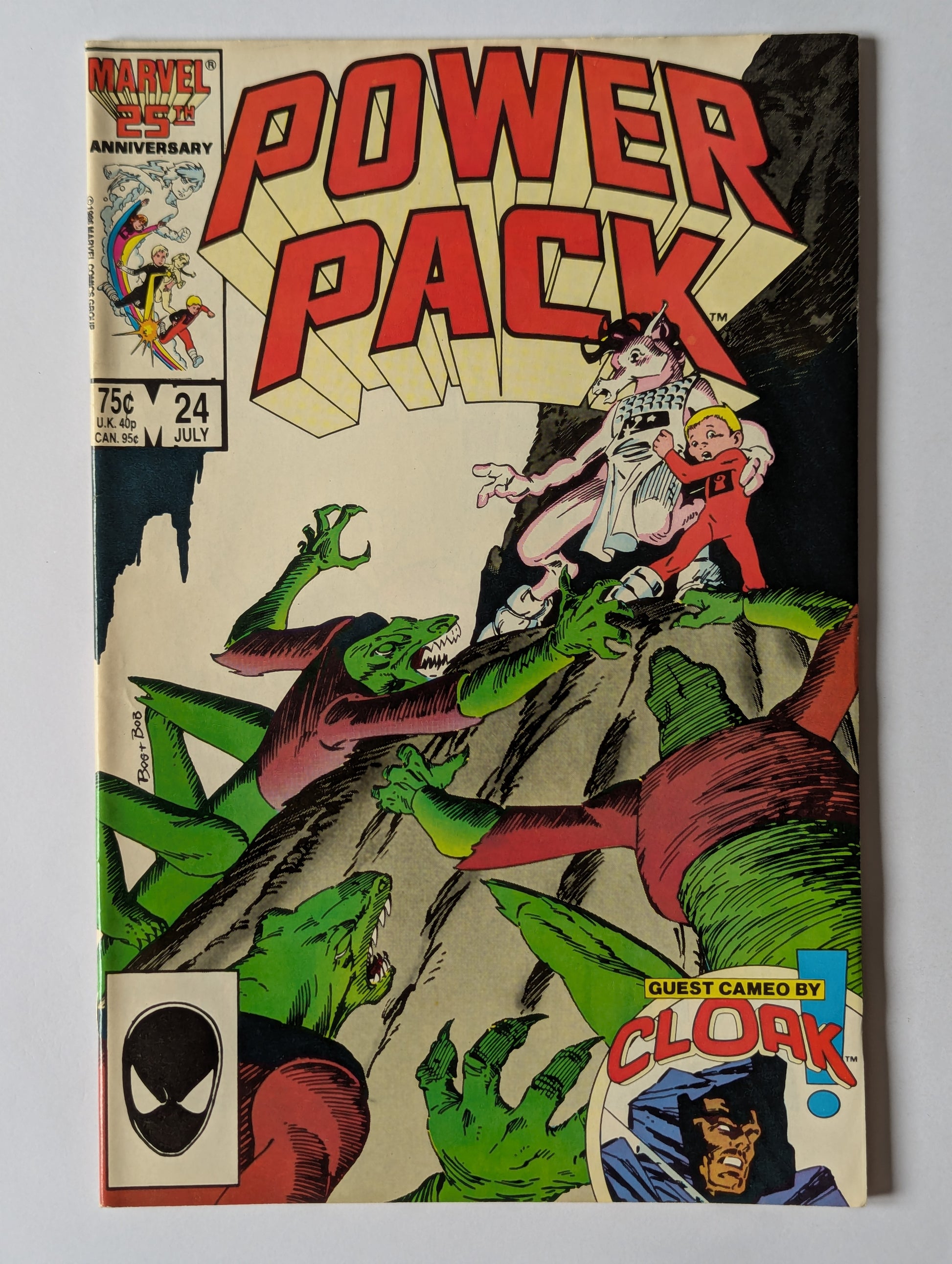 Power Pack #24 Marvel Comic Book