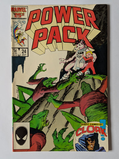Power Pack #24 Marvel Comic Book