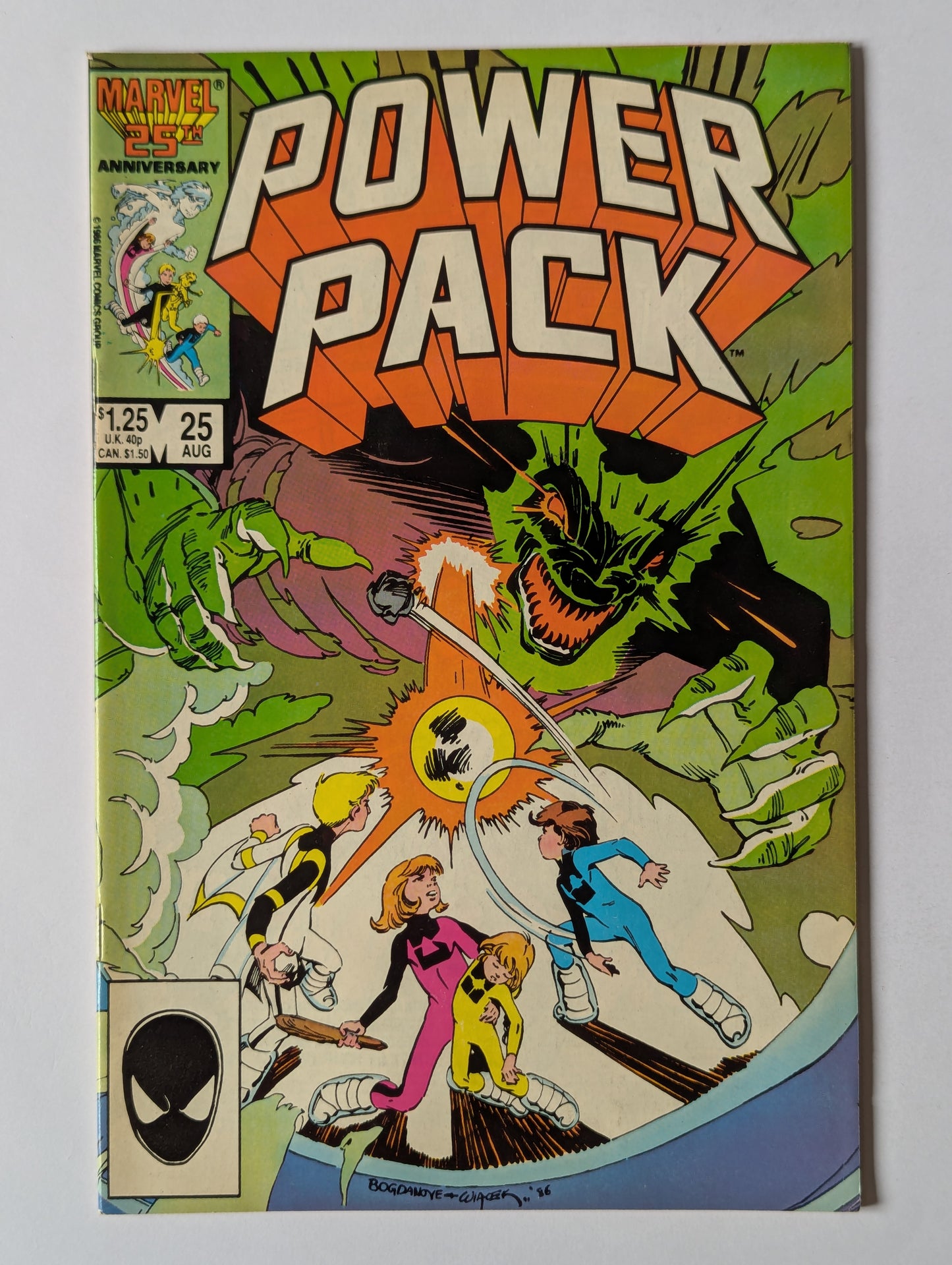 Power Pack #25 Marvel Comic Book