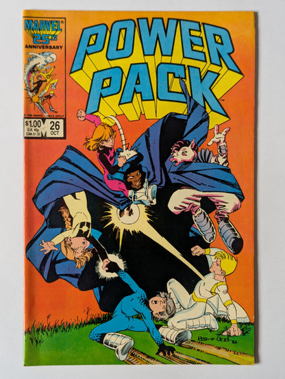 Power Pack #26 Marvel Comic Book