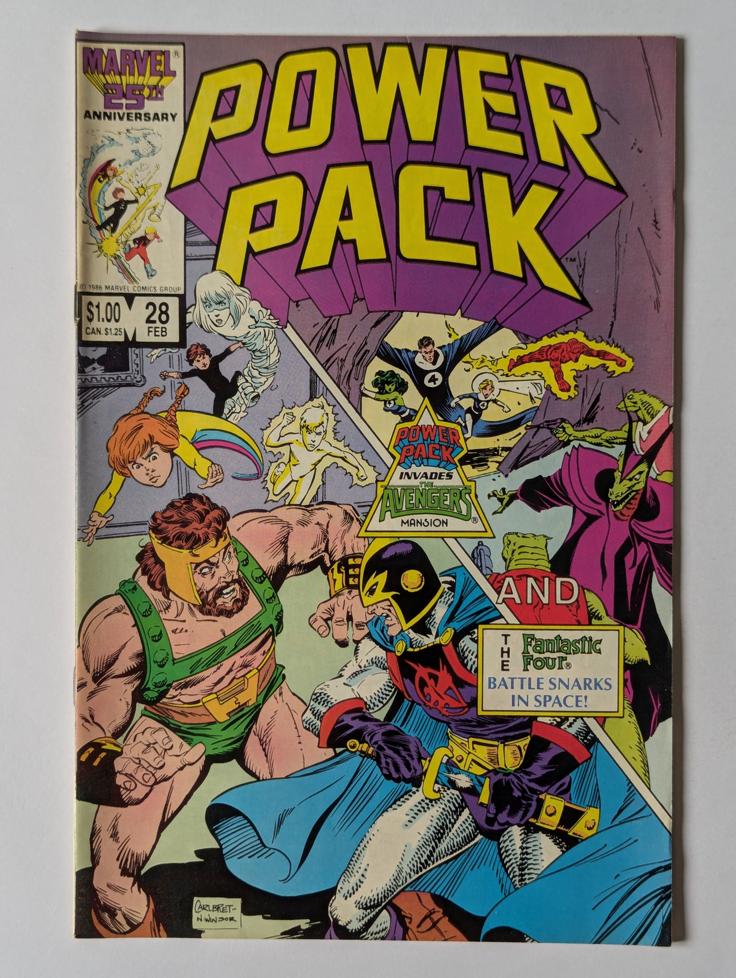Power Pack #28 Marvel Comic Book