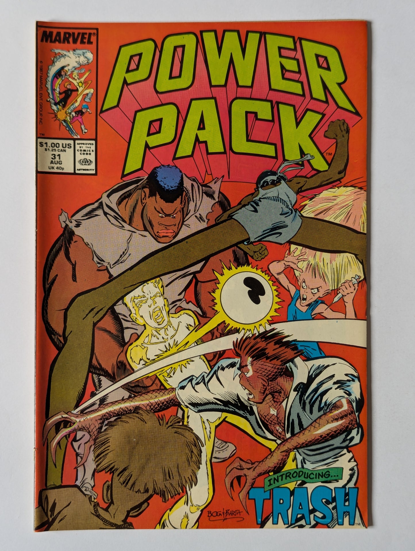 Power Pack #31 Marvel Comic Book