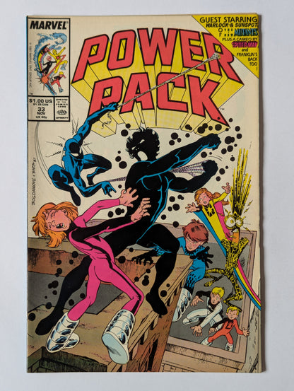 Power Pack #33 Marvel Comic Book