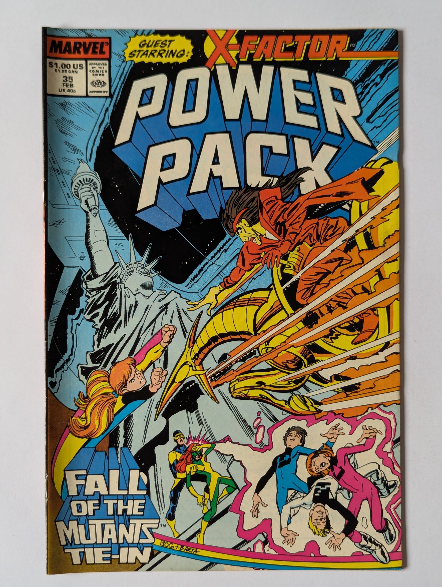 Power Pack #35 Marvel Comic Book