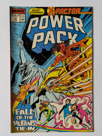 Power Pack #35 Marvel Comic Book