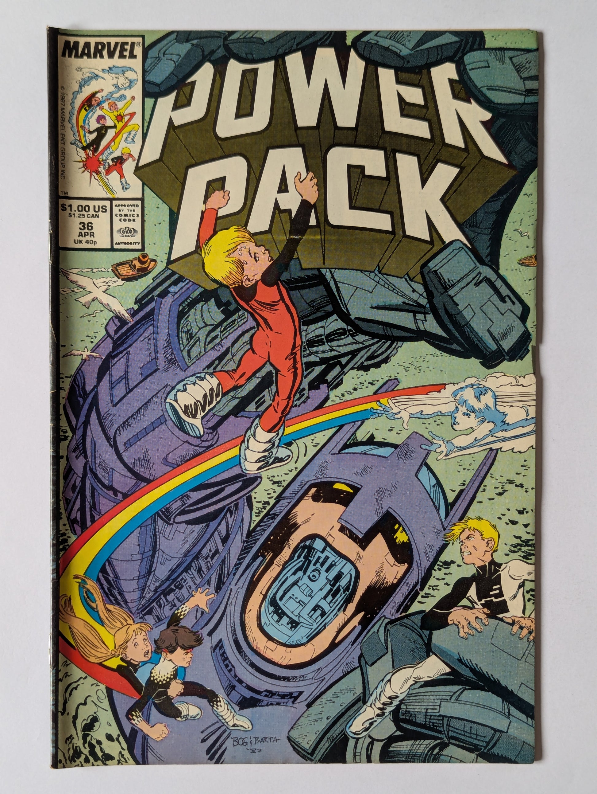 Power Pack #36 Marvel Comic Book