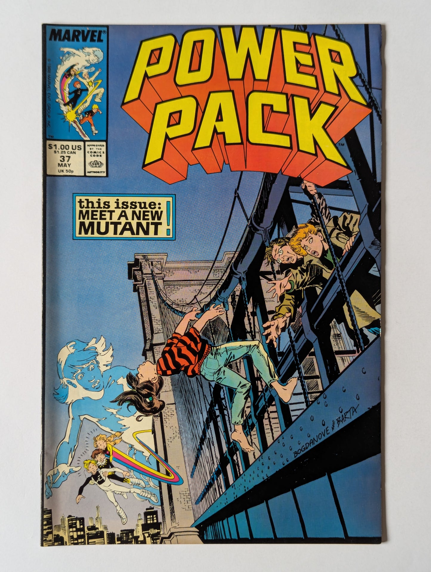 Power Pack #37 Marvel Comic Book